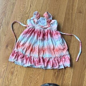 Sweet Heart Rose Coral and White Dress